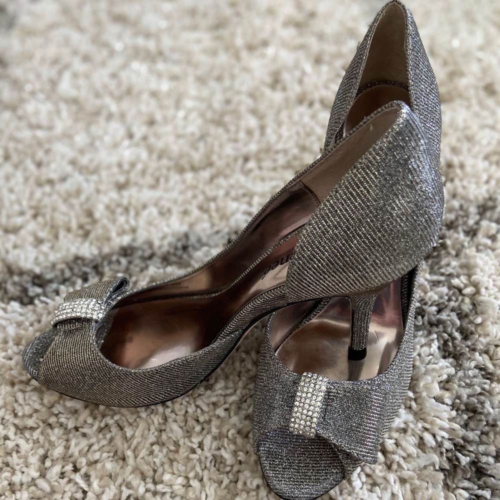 Silver & Gold Heels- J. Renee